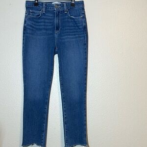 Paige Hoxton Slim Crop Denim Jeans Size 28